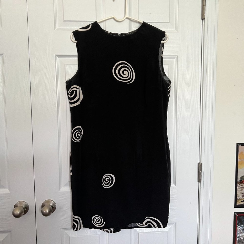 Finity Studio silk dress, size 12, vintage circa late 1990's